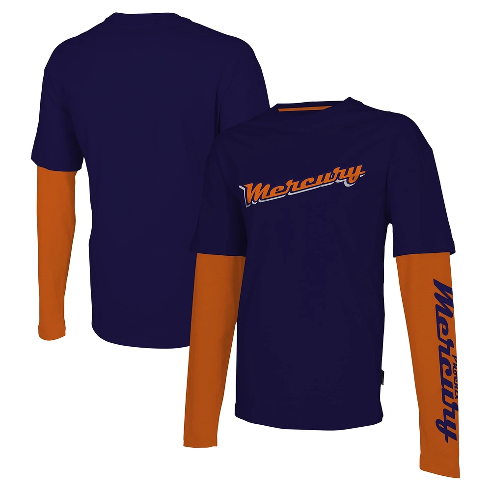 T-shirt unisexe Stadium Essentials violet Phoenix Mercury Spectator à manches longues