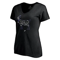 Women's Fanatics Diana Taurasi Black Phoenix Mercury Player V-Neck T-Shirt