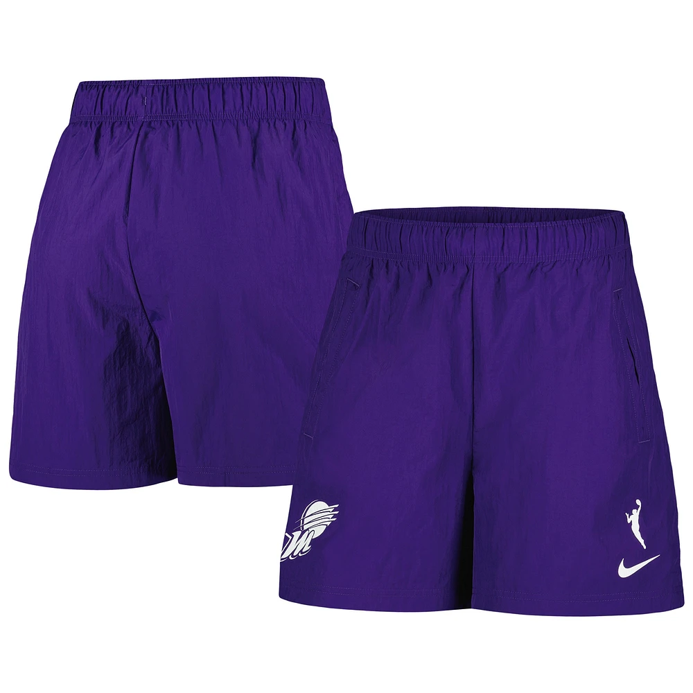 Women's Nike Purple Phoenix Mercury Buzzer Beaters Woven Performance Shorts