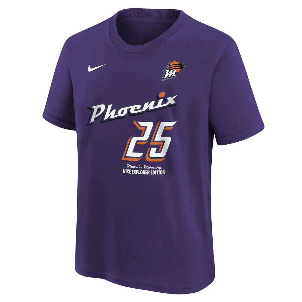 Youth Nike Alyssa Thomas Purple Phoenix Mercury Explorer Edition Player Name & Number T-Shirt