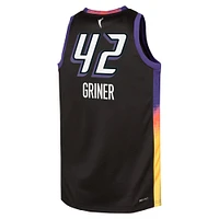 Maillot Nike Brittney Griner pour jeune, édition Rebel 2024, Phoenix Mercury, noir