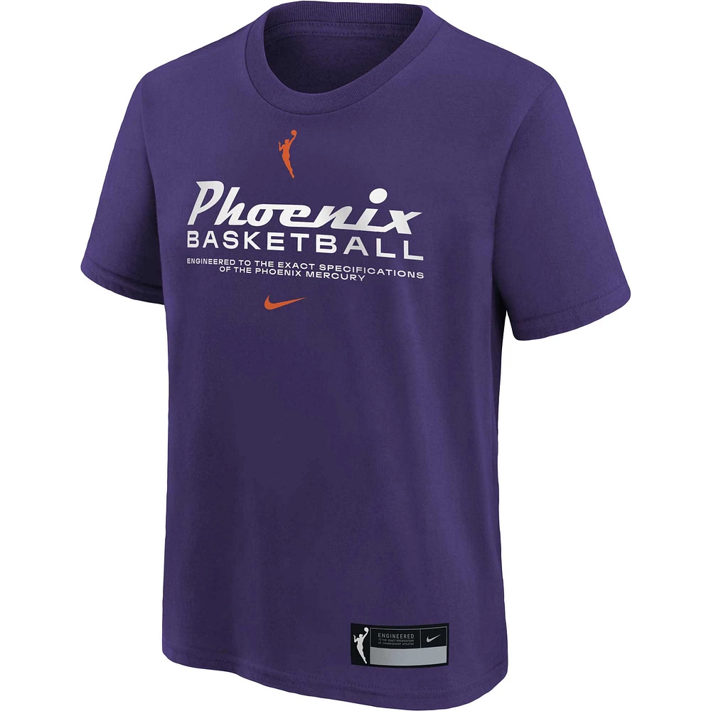 T-shirt d'entraînement Nike Phoenix Mercury On Court Legend Essential violet pour jeune