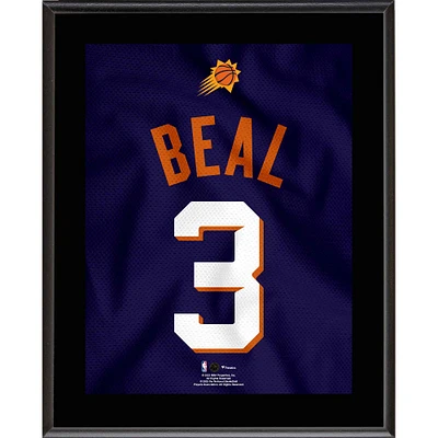Plaque sublimée Bradley Beal Phoenix Suns 10,5" x 13" #3 en maillot violet