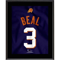 Plaque sublimée Bradley Beal Phoenix Suns 10,5" x 13" #3 en maillot violet