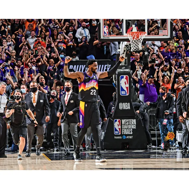 Lids Deandre Ayton Phoenix Suns Fanatics Authentic Unsigned 2021 NBA  Western Conference Finals Game 2 Winning Alley-Oop Celebration Photograph