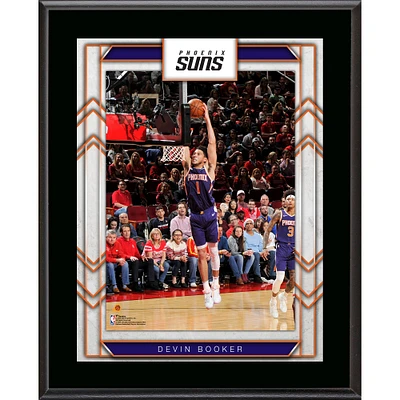 Plaque de joueur sublimée Devin Booker Phoenix Suns 10,5" x 13"
