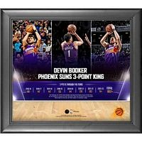 Fanatics Authentic Devin Booker Phoenix Suns 15'' x 17'' Franchise Three-Point Record Collage