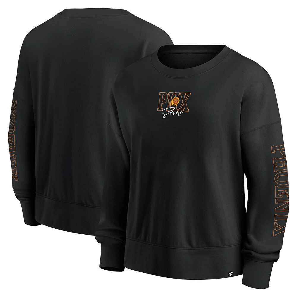 Sweat-shirt surdimensionné Fanatics Black Phoenix Suns Game Day