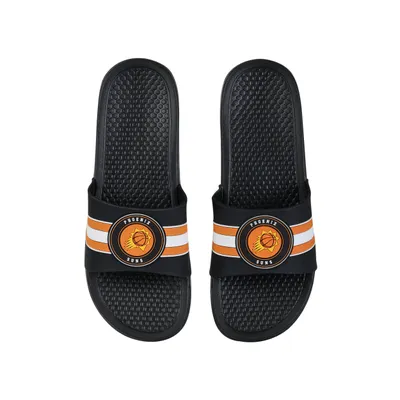 Phoenix Suns FOCO Stripe Raised Slide Sandals