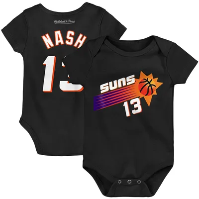 Steve Nash Phoenix Suns Mitchell & Ness Infant Hardwood Classics Name Number Bodysuit - Black