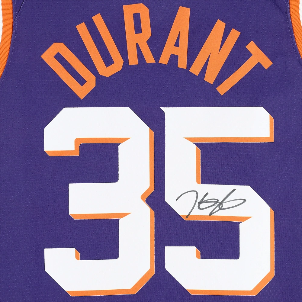 Kevin Durant Phoenix Suns Autographed Nike Purple 2023-24 Icon Edition Swingman Jersey