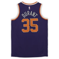 Maillot Nike Icon Swingman violet autographié par Kevin Durant des Phoenix Suns