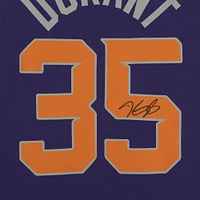 Maillot Nike Icon Swingman violet autographié par Kevin Durant des Phoenix Suns