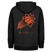 Men's '47  Black Phoenix Suns 2024/25 City Edition Double Crossover Foundation Pullover Hoodie