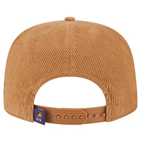 Men's New Era  Tan Phoenix Suns Victory Grove Corduroy Sneaker Pin Golfer Snapback Hat