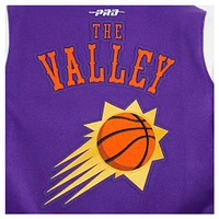 Men's Pro Standard  Purple Phoenix Suns 2024/25 City Edition Wool Varsity Full-Zip Jacket