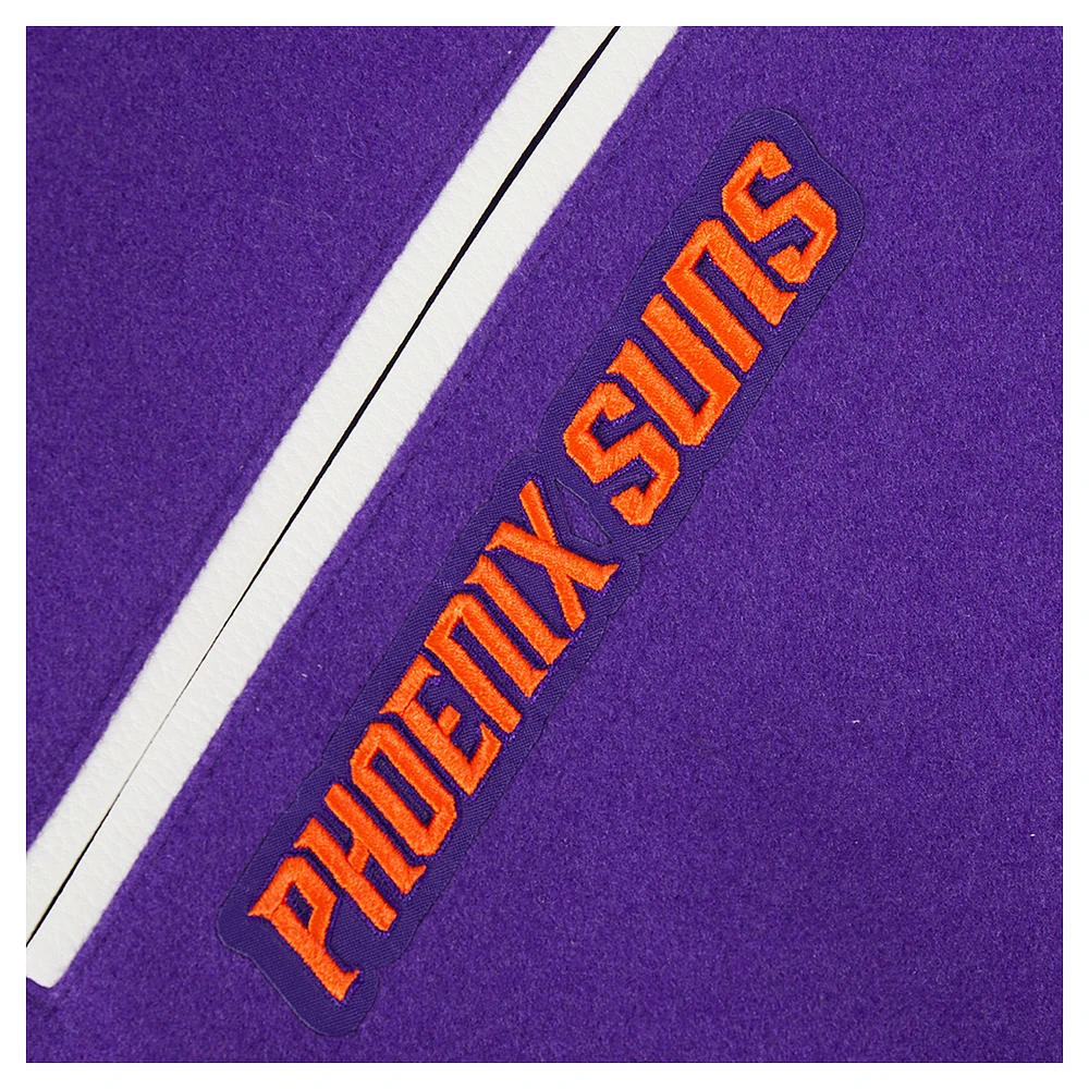 Men's Pro Standard  Purple Phoenix Suns 2024/25 City Edition Wool Varsity Full-Zip Jacket