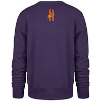 Men's '47 Purple Phoenix Suns 2023/24 City Edition Postgame Headline Crew Pullover Sweatshirt