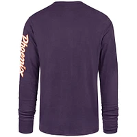 T-shirt à manches longues pour hommes '47 Purple Phoenix Suns 2023/24 City Edition Triplet Franklin