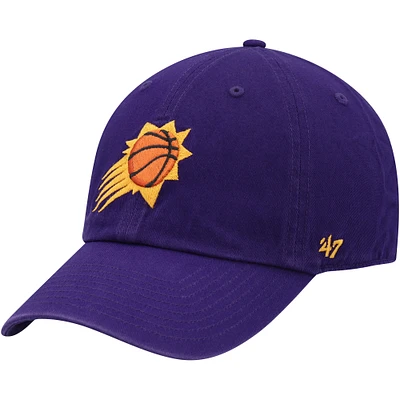 Casquette réglable '47 Purple Phoenix Suns Team Logo Clean Up pour homme