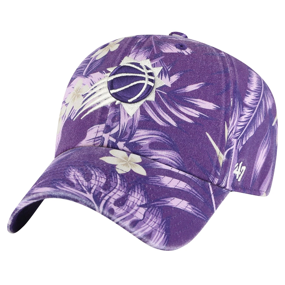 Casquette ajustable '47 Purple Phoenix Suns Tropicalia Floral Clean Up pour hommes