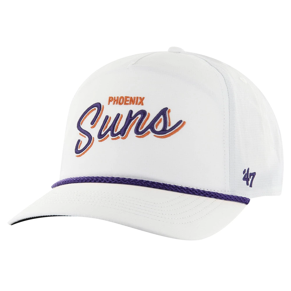 Casquette ajustable '47 Phoenix Suns Fairway Hitch brrr pour hommes, blanche