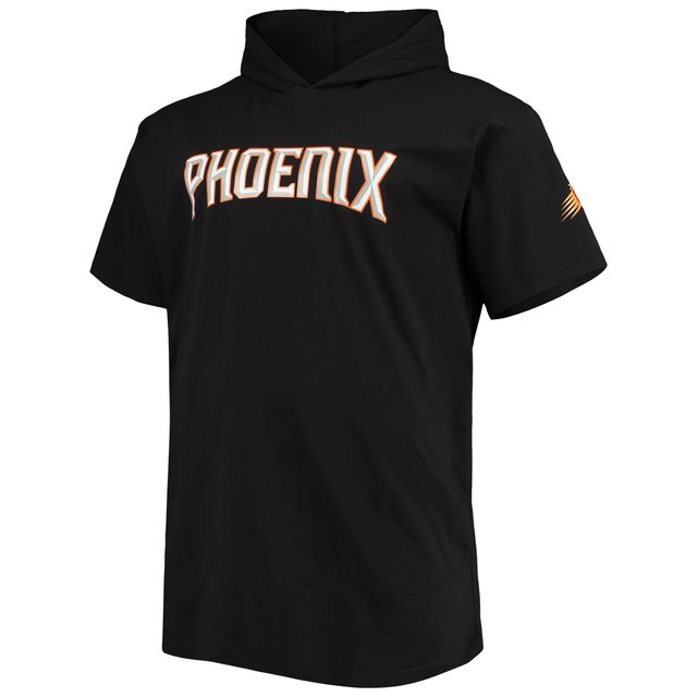 Chandail à capuchon manches courtes Phoenix Suns Big & Tall pour homme, noir