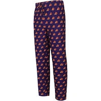 Men's Concepts Sport Purple Phoenix Suns Allover Logo Print Gauge Sleep Pants