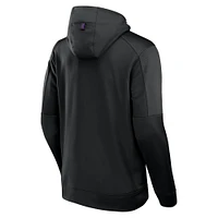 Men's Fanatics  Black Phoenix Suns Baller Defender Performance Full-Zip Hoodie