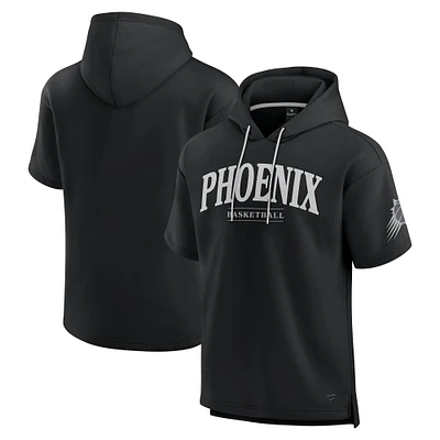 Sweat à capuche manches courtes Fanatics Black Phoenix Suns Elements Ready pour hommes