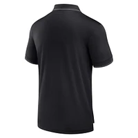 Men's Fanatics Black Phoenix Suns Front Office Pique Polo