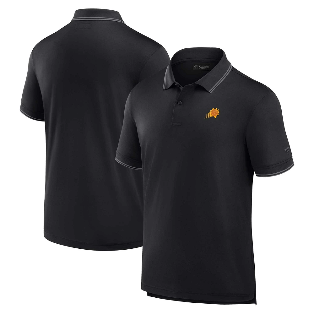 Men's Fanatics Black Phoenix Suns Front Office Polo