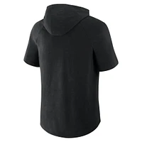 Men's Fanatics Black Phoenix Suns Pass Legend Raglan Hoodie T-Shirt