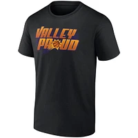 Men's Fanatics Black Phoenix Suns Valley Proud Hometown Collection T-Shirt