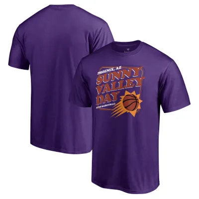 Phoenix Suns Fanatics Branded Sunny Valley Day Hometown Collection T-Shirt - Purple
