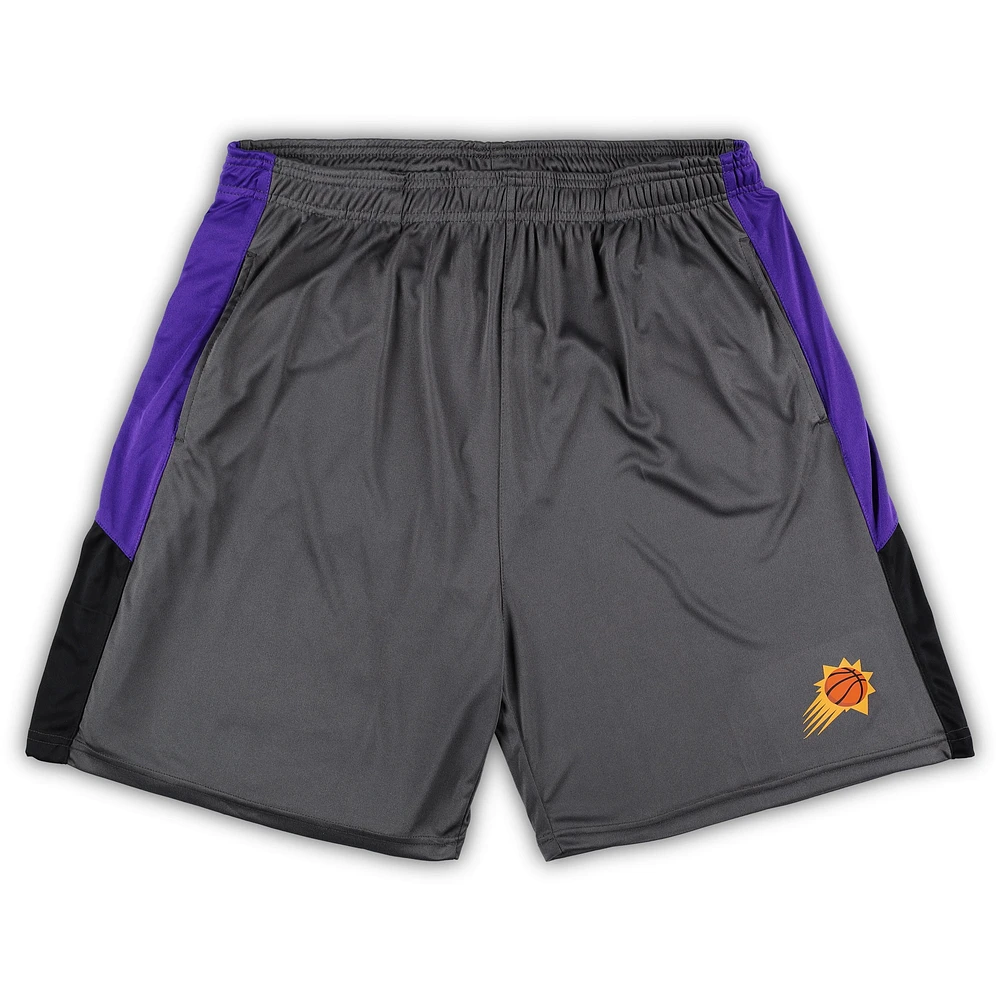 Men's Fanatics Gray Phoenix Suns Big & Tall Shorts