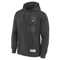 Men's Fanatics Gray Phoenix Suns Future Ground Info Elements Premium Pullover Hoodie