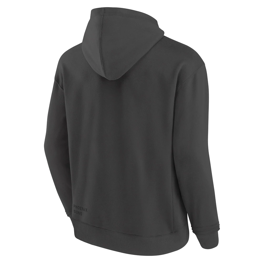 Men's Fanatics Gray Phoenix Suns Future Ground Info Elements Premium Pullover Hoodie