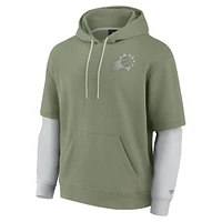 Sweat à capuche élégant pour homme Fanatics Olive Phoenix Suns Elements