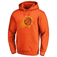 Sweat à capuche ajusté avec logo principal orange Phoenix Suns Fanatics pour hommes