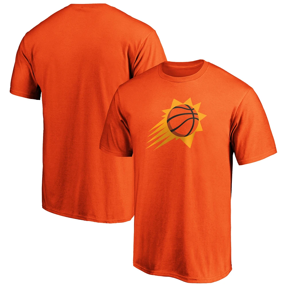 T-shirt orange avec logo principal Fanatics Phoenix Suns pour hommes