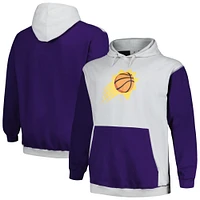 Sweat à capuche Fanatics pour hommes violet/argent Phoenix Suns Big & Tall Primary Arctic