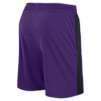 Short d'entraînement de performance Downtown Fanatics Purple Phoenix Suns pour hommes du 75e anniversaire