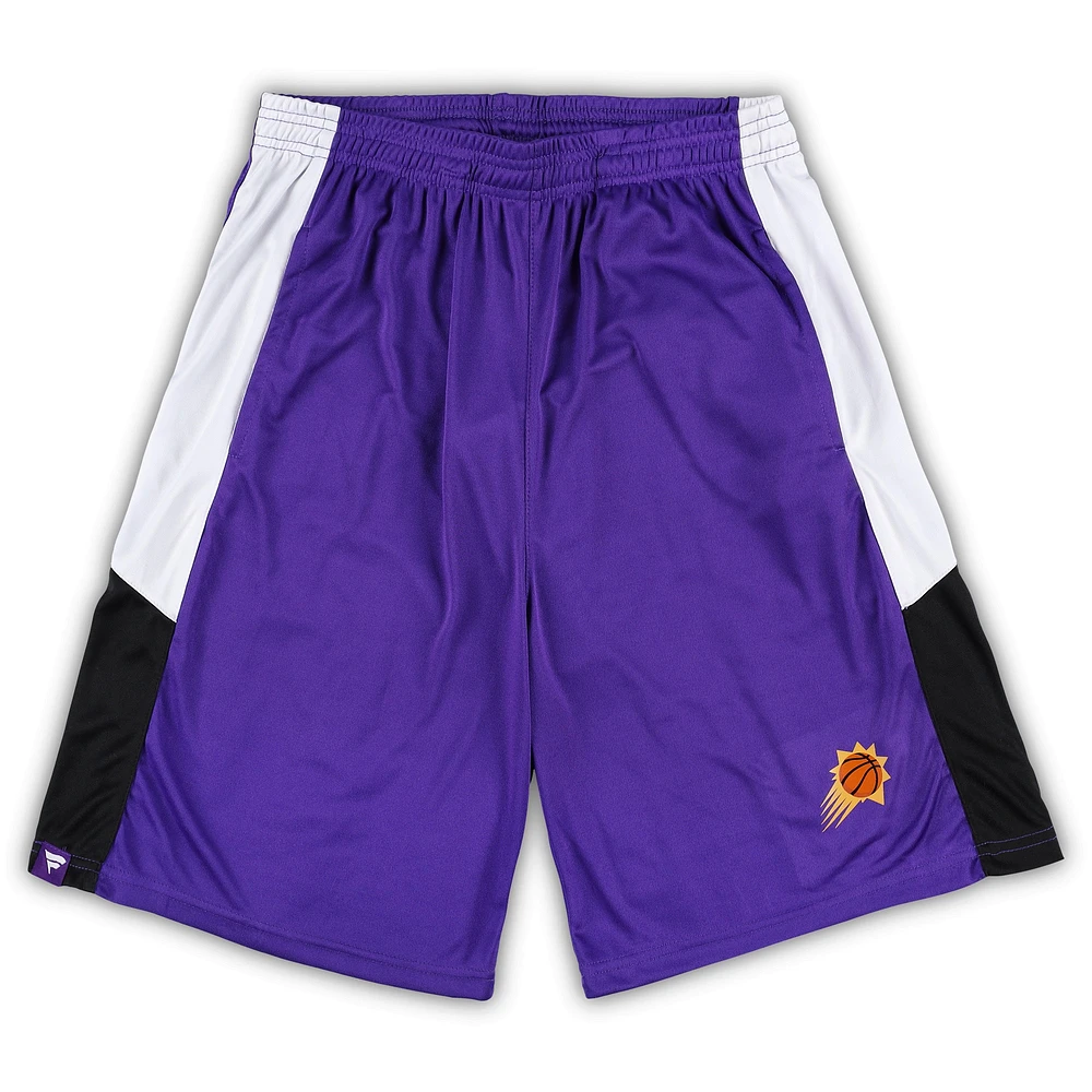 Short d'entraînement Fanatics Purple Phoenix Suns Big & Tall Champion Rush pour hommes