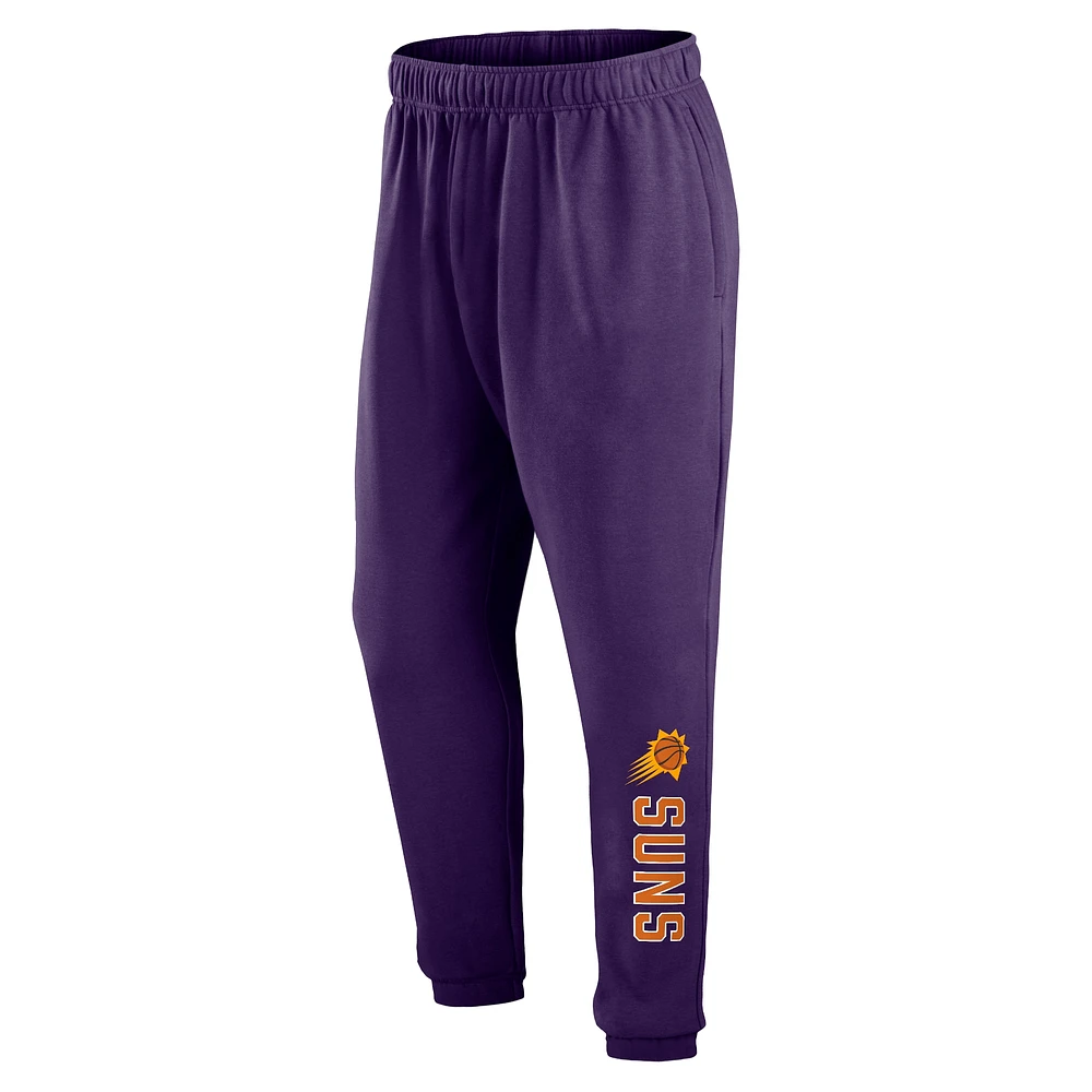 Men's Fanatics  Purple Phoenix Suns Big & Tall Chop Block French Terry Sweatpants