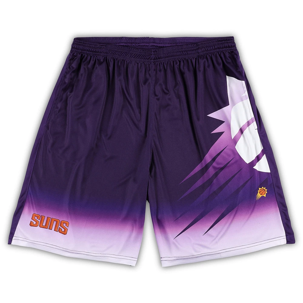 Men's Fanatics Purple Phoenix Suns Big & Tall Graphic Shorts