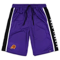 Short en maille emblématique pour hommes Fanatics Purple Phoenix Suns Big & Tall Referee