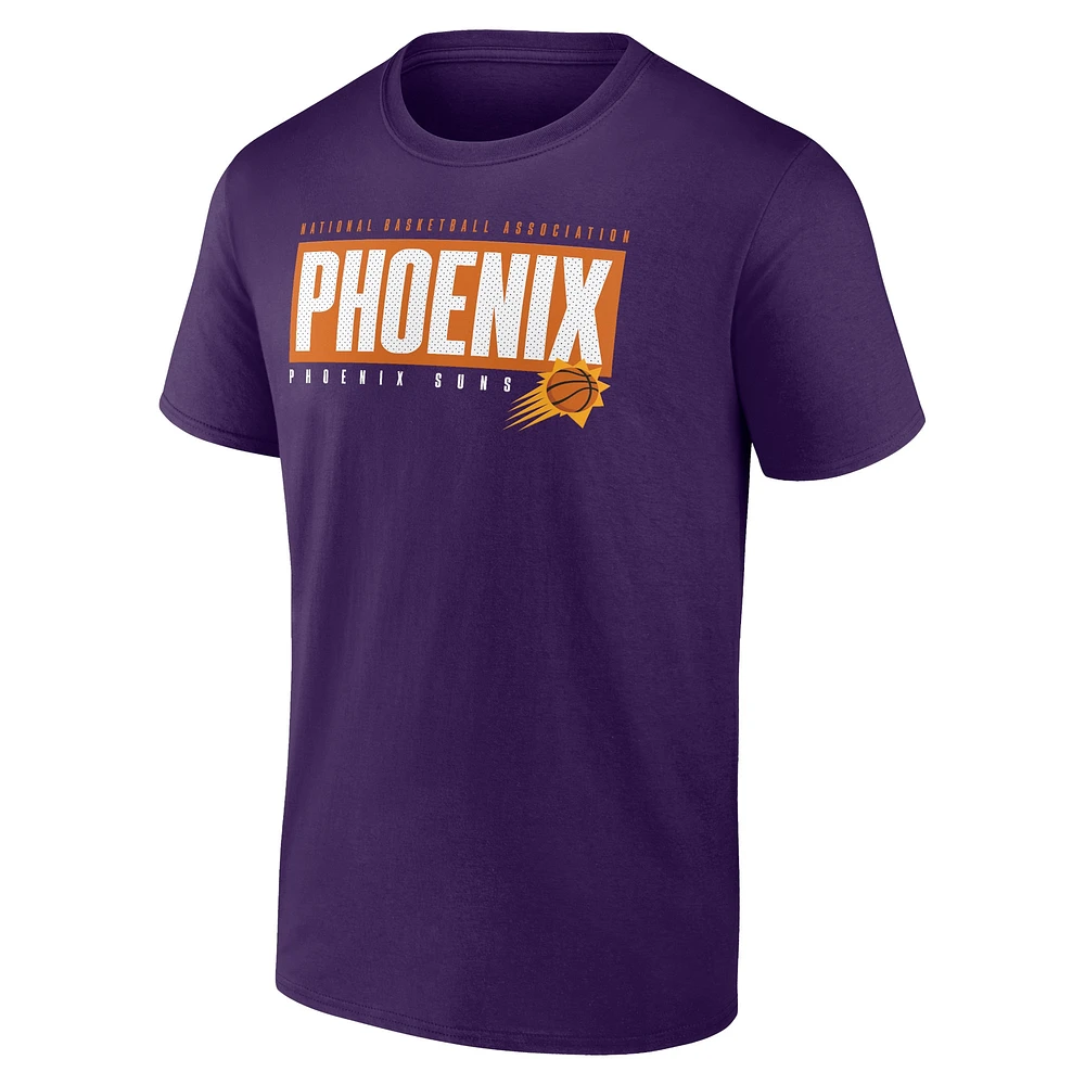 Men's Fanatics Purple Phoenix Suns Box Out T-Shirt