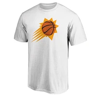 T-shirt blanc avec logo de l'équipe principale des Phoenix Suns Fanatics pour hommes