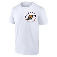 T-shirt blanc Fanatics Phoenix Suns Street Collective pour hommes